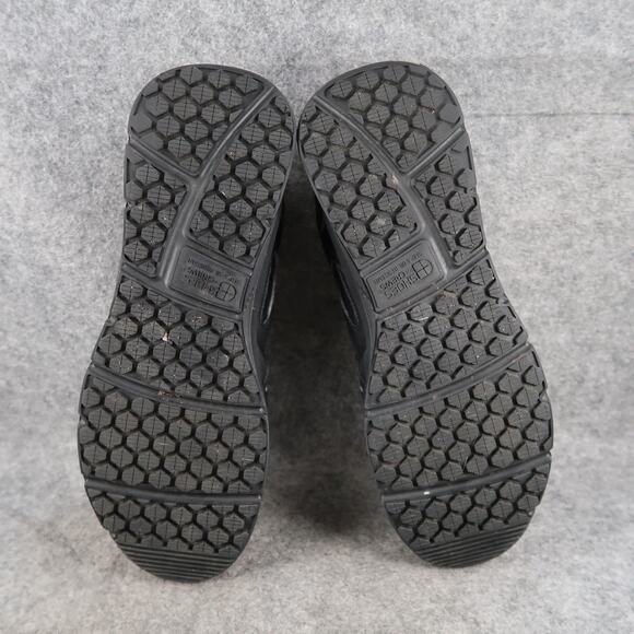 Shoes for Crews Slip Resistant Work Sneaker Womens 11 Galley II Black Leather - Picture 12 of 16